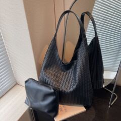 复古时尚托特包女韩版上班通勤腋下包2025新款秋季潮流百搭单肩包