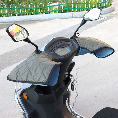 Motorcycle Handle Cover – Battery Motorcycle Windproof Thin Four - one-size-summer-style-military-green-thin-pu