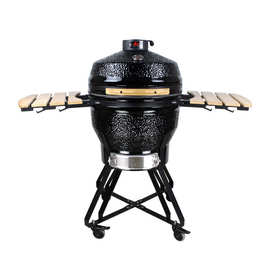 陶瓷烧烤炉新款BBQ24寸烤全鸡披萨炉 多功能美式木炭烤肉炉焖烤炉