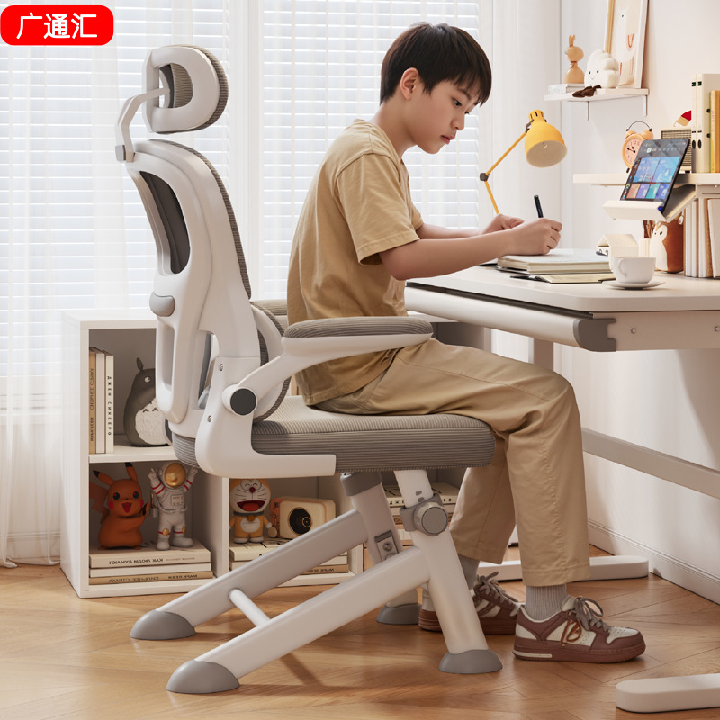 Children's Learning Chair Can Be Lifted and Lowered, Special Desk Seat for Junior High School Students, Home Study Desk, Stool, Writing Chair