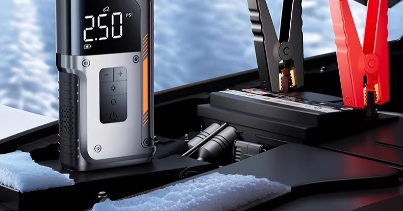 Car Emergency Starting Power Supply, Strong Start-Up, 12V24V High-Power, Zero-Power Instant Start, Power Bank, Car Air Pump