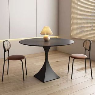 Contemporary Nordic Dining Table岩板餐桌椅简约小户型家用圆形
