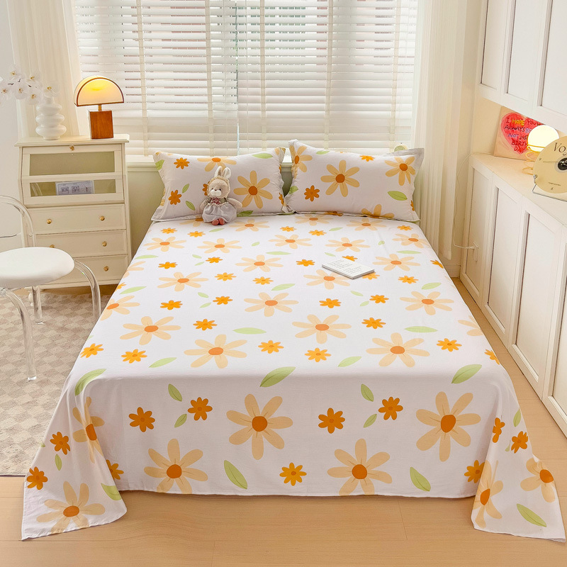 床单单件夏天薄款纯棉ins风双人1.5少女学生宿舍单人1.3m厂家批发|ms
