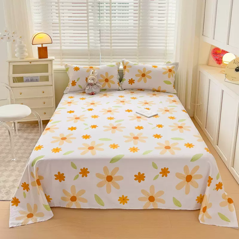 床单单件夏天薄款纯棉ins风双人1.5少女学生宿舍单人1.3m厂家批发