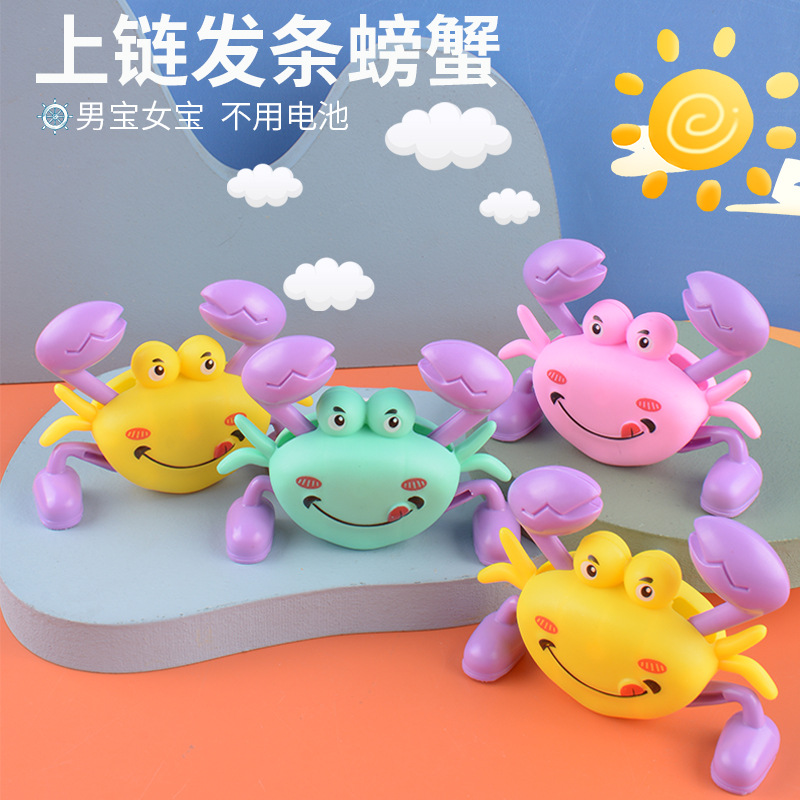 Tiktok red cuerda roja reloj pequeño cangrejo bebé simulación animal modelo niños pequeño suministro de regalo al por mayor