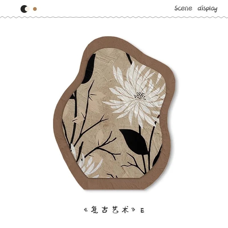 中古风飞燕桌面摆画装饰画客厅电视柜小摆件复古花鸟餐桌艺术摆台|undefined