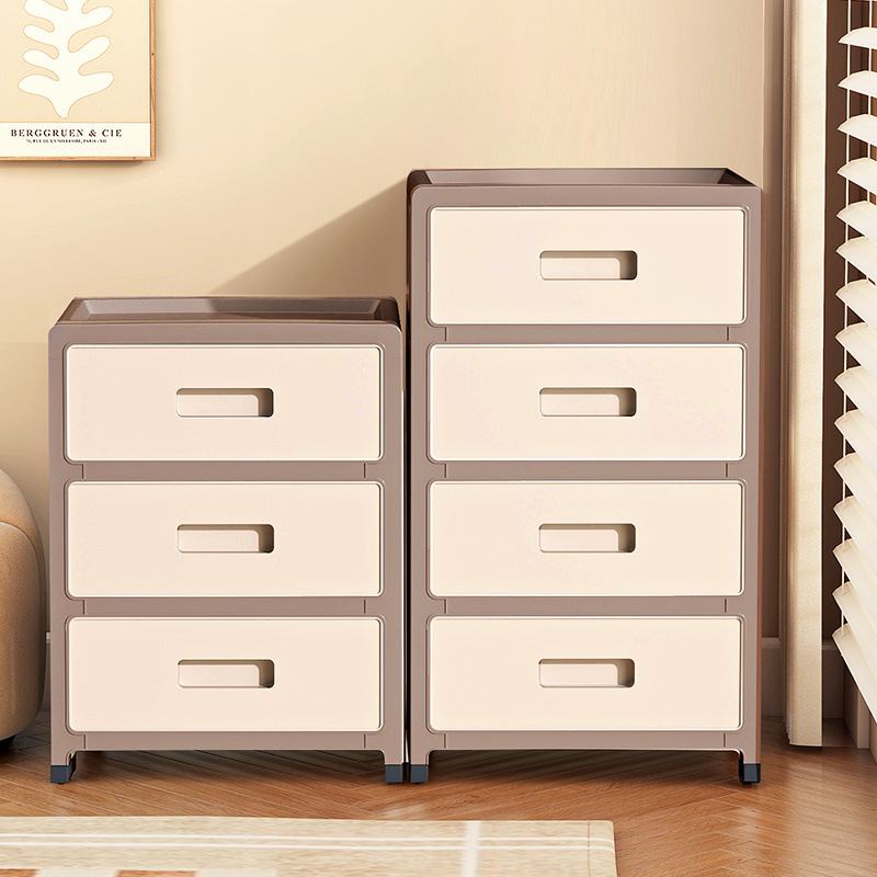 Cajón de almacenamiento tipo cajón espeso dormitorio casero armario transparente sala de estar cero meseta de cabezal de cama organizar estante de almacenamiento