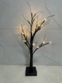 Amazon LED room outdoor decoration simulation tree lamp pumpkin gourd ghost white birch birch bat