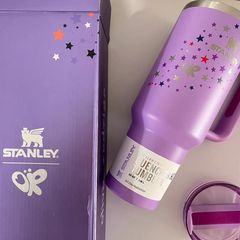 跨境亚马逊STANLEY满天星40oz大容量保温杯304不锈钢冰霸吸管杯