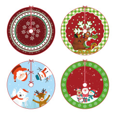 国境を越えた新しいクリスマスの創造的な木のスカートの家の祝日のクリスマスツリーの底の装飾品の源メーカーの卸売り