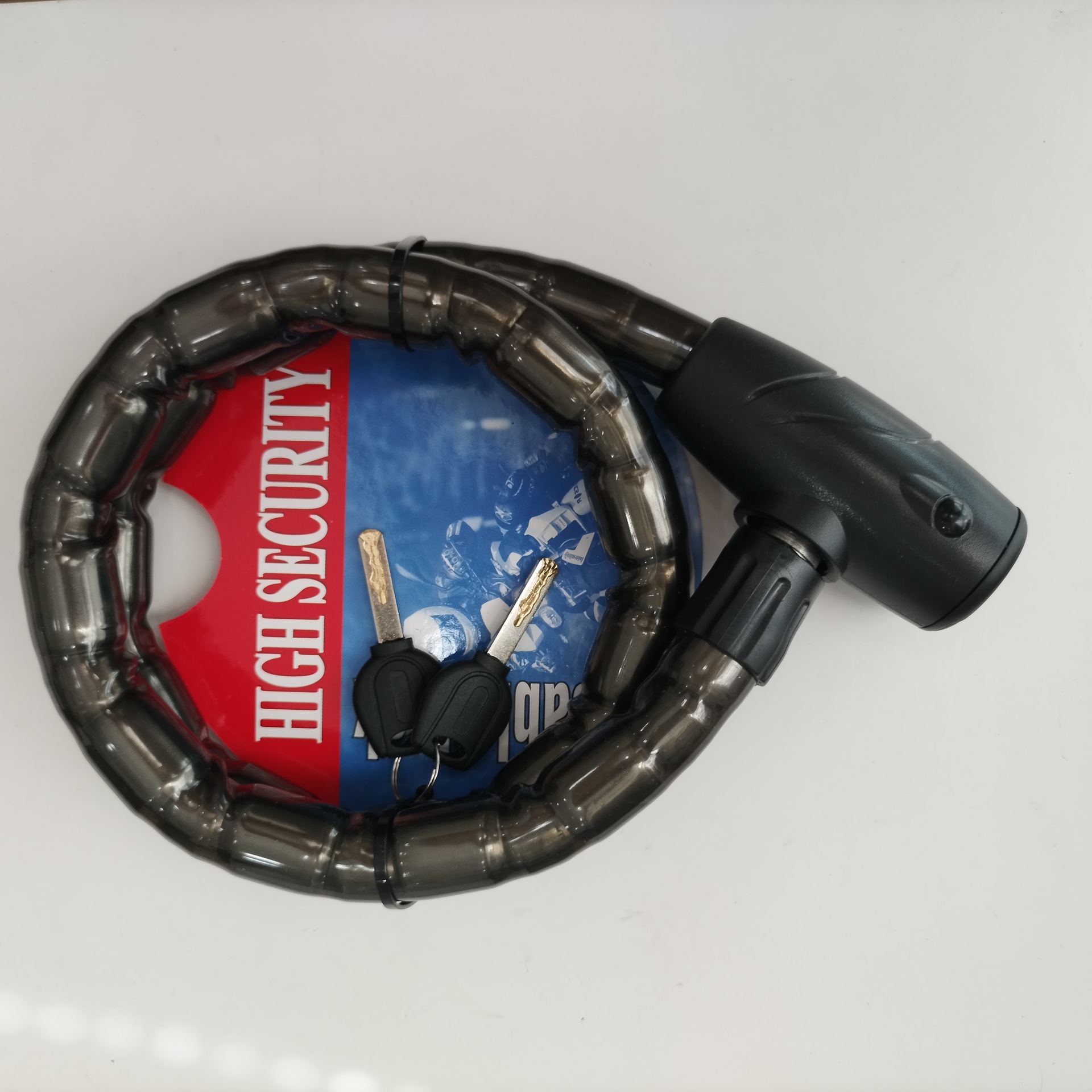 Cerradura antirrobo cerradura articulada cerradura de puerta cerradura de motocicleta cadena cerradura llave cerradura exportación fábrica personalizada cadena C al por mayor