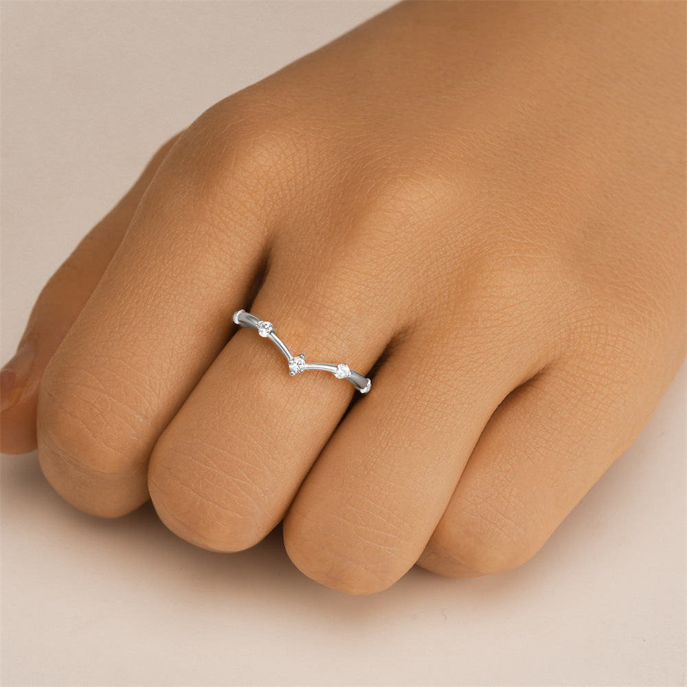 2g Weight Zircon Inlay Material Open Rings Classification Adjustable Ring Size 1 Piece Quantity Daily Occasion 925 Sterling Silver Material Cross, Heart Shape, Butterfly Pattern All Seasons Season Women's Gender Plating, Inlay Design Simple Style, IG Style Style 925 Sterling Silver Zircon Cross Heart Shape Butterfly Open Rings 925 Sterling Silver Rings 17