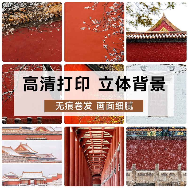 Forbidden City Red Wall Background Paper Retro Winter Snow Scene Red Background Cloth Photo Studio Ancient Style Family Portrait New Snow Scene Shooting Forbidden City Red Wall Background Paper Retro Winter Snow Scene Red Background Cloth Photo Studio Ancient Style Family Portrait New Snow Scene Shooting