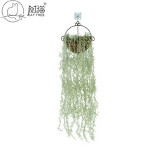 树猫仿真空气草吊藤老人须假花藤美人须壁挂绿植墙面装饰吊兰植物