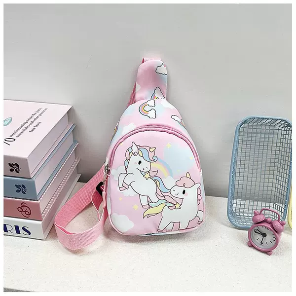 2026 New Style Kidsren's Crossbody Bag, Chest Bag, Cartoon Cute Crossbody Backpack for Boys and Girls, Casual Outing Shoulder Bag