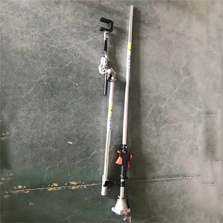 Máquina de recolección de fruta eléctrica conveniente multipropósito gasolina varilla larga recolector de oliva aleación de aluminio castaño recolector de fruta