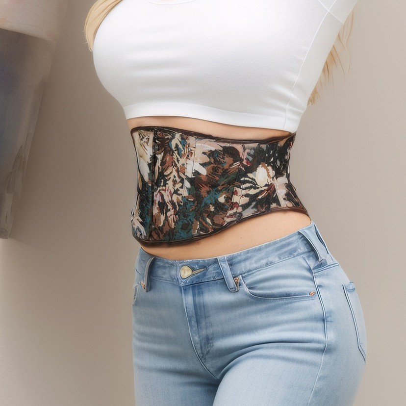 Nuevo café corto para mujeres cintura cinturón cintur