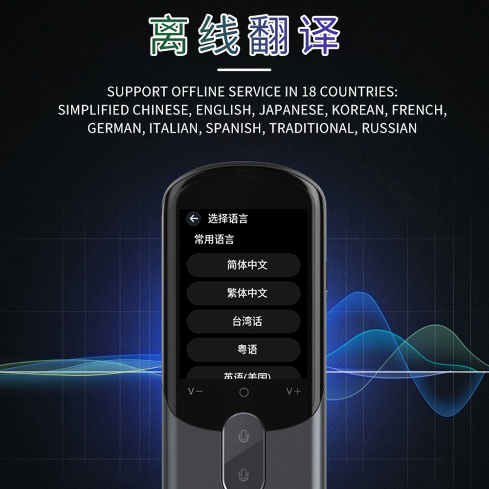F4A Smart Voice Translation Machine Japan, South Korea, British Thailand Russian offline translator Multi -language interpretation pens