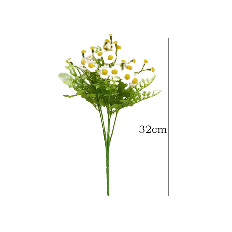 春色把束雏菊小野花菊花花束家居婚庆装饰摆件高级感仿真花批发|undefined
