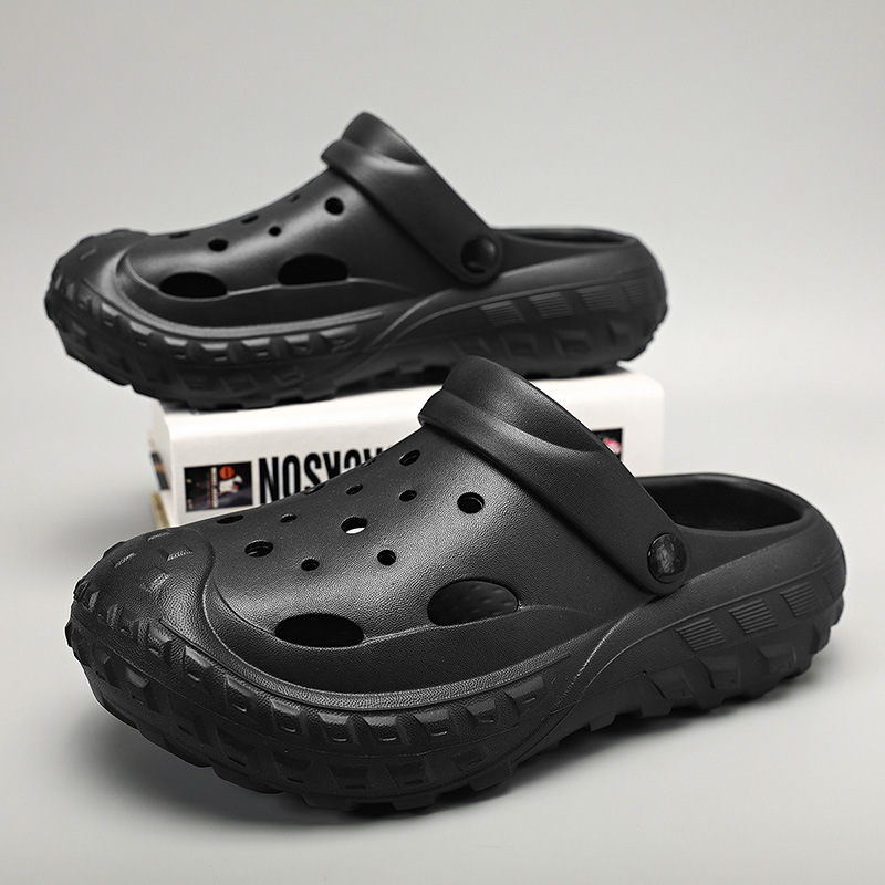Men's Summer New Casual Versatile Tire-Sole Closed-Toe Clogs Outdoor Thick Sole Anti-Slip EVA Beach Sandals Men's Summer New Casual Versatile Tire-Sole Closed-Toe Clogs Outdoor Thick Sole Anti-Slip EVA Beach Sandals