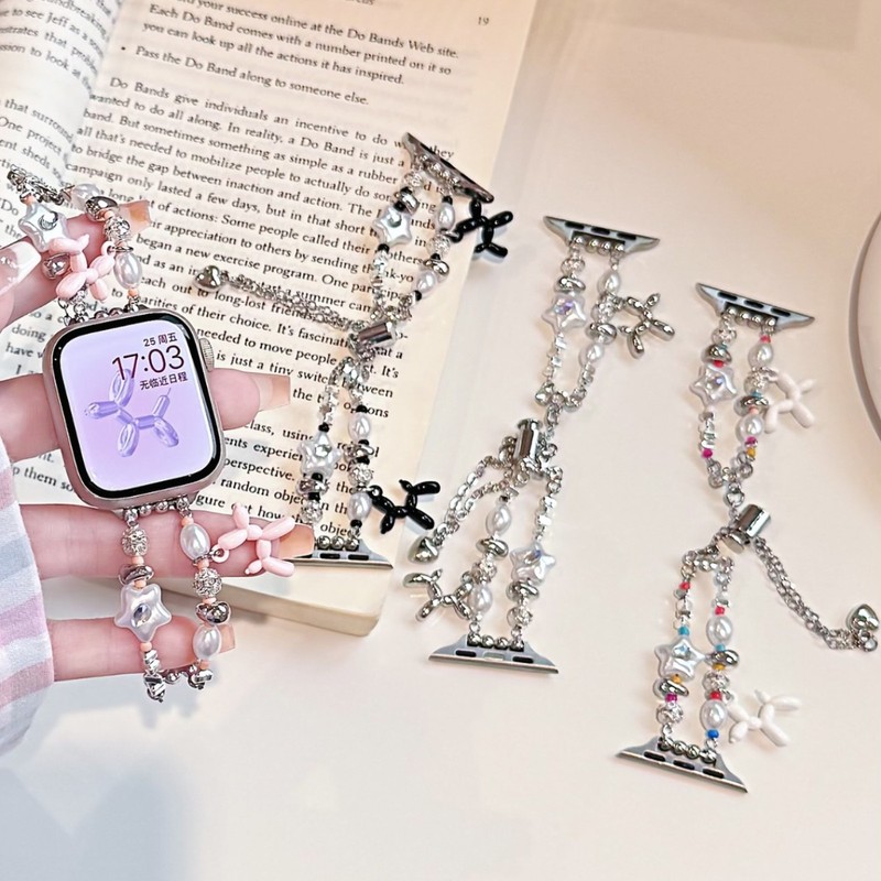 スターバルーン犬は、Apple iwatch1098se ウォッチ FIT4 Huawei GT5 ストラップ Xiaomi 89pro に適しています。|undefined