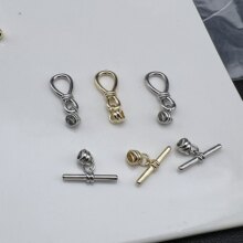 金属绳结挂扣手绳吊坠手链项链吊坠diy项坠隔珠串珠手工饰品
