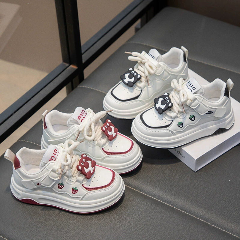 Спортивная обувь для девочек 2025 весна и осень новая детская обувь для мальчиков дикая обувь на мягкой подошве