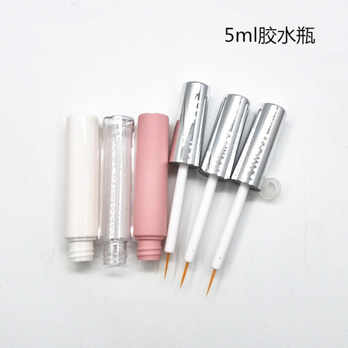 Leakproof new style!  Magnetic glue bottle 5g silver cap eyeliner tube eyelash growth serum trial size small bottle