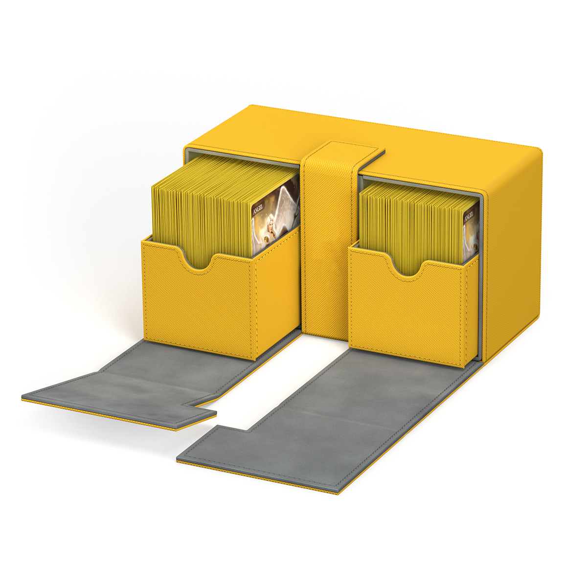 De gama alta 200 + multi-funcional caja de tarjeta de la PU juego de mesa MTG Ultraman tarjeta Bao Ke Meng Wanzhi tarjeta de almacenamiento al por mayor