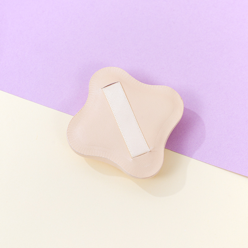 Puff de algodón de azúcar de trébol de cuatro hojas personalizado de fábrica súper suave y grueso esponja de maquillaje sin látex cojín de aire huevo de belleza al por mayor