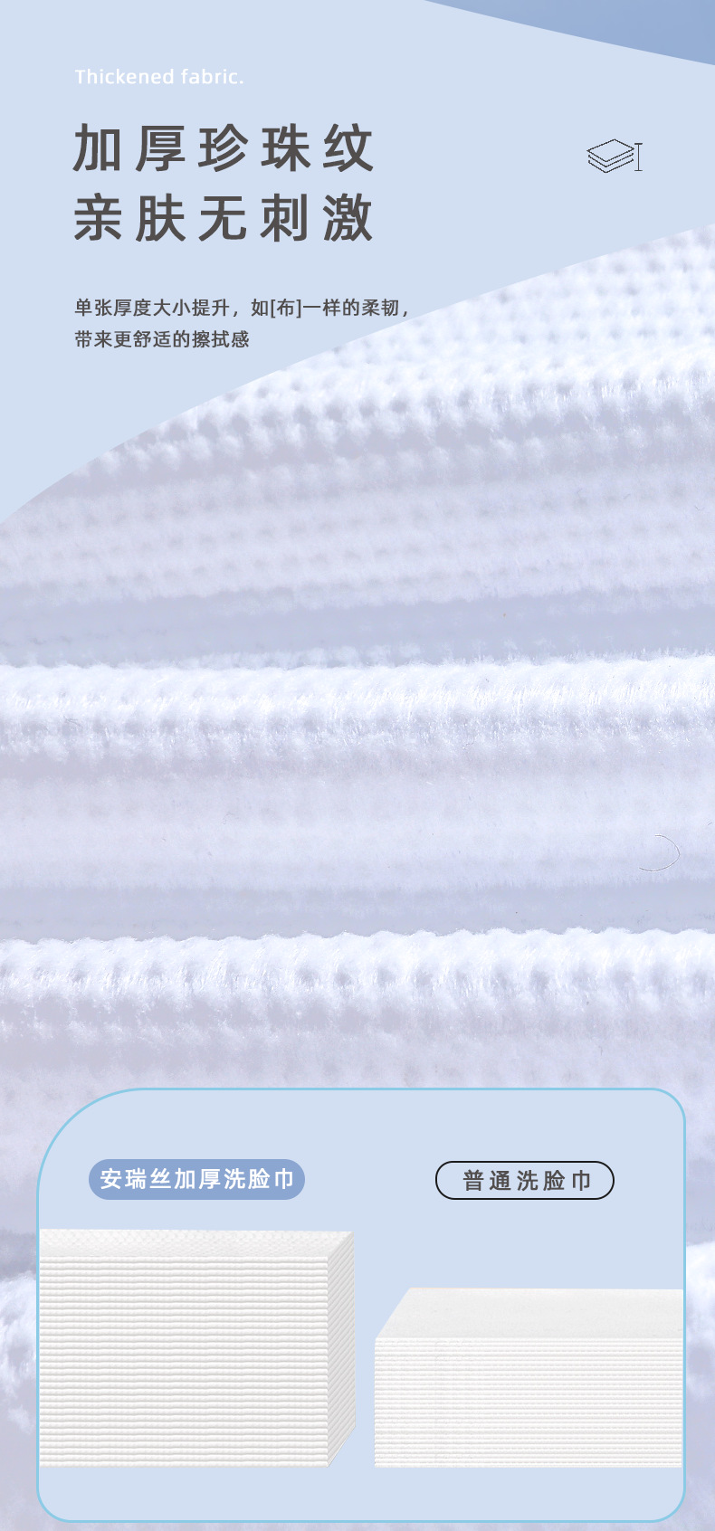 安瑞丝洗脸巾女一次性纯棉柔巾洁面巾抽取式干湿两用擦