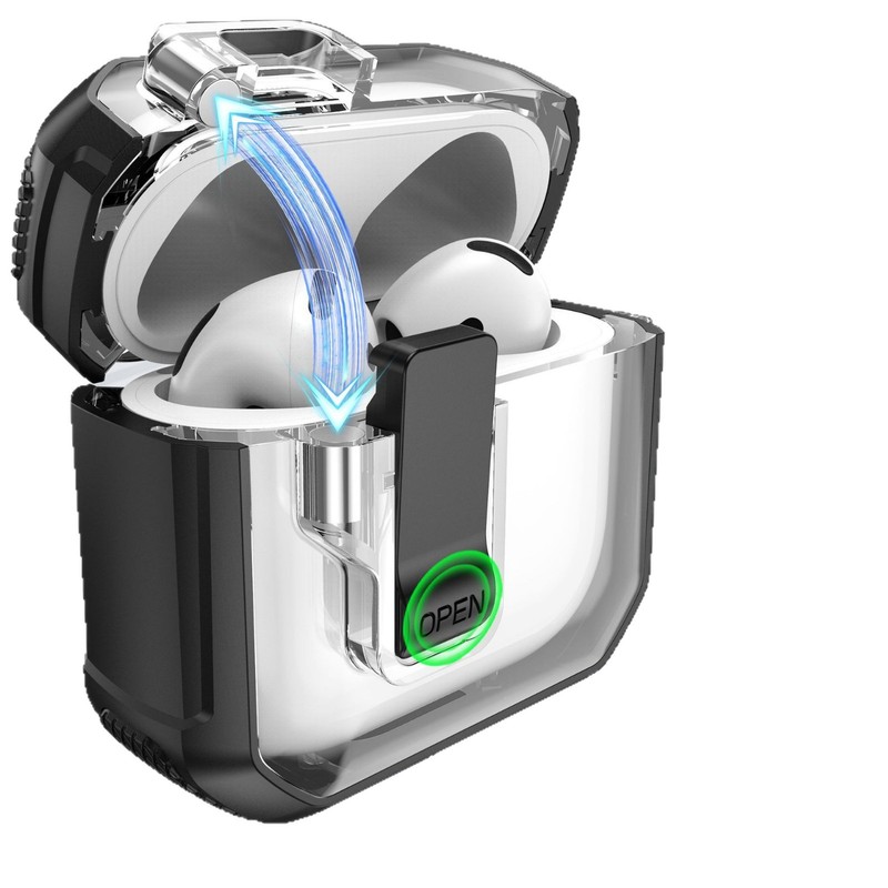 Airpodspro3保護ケース、Appleヘッドフォン保護ケース、airpods4ヘッドフォンケース、第2/3世代ヘッドフォンケースに適しています。|undefined