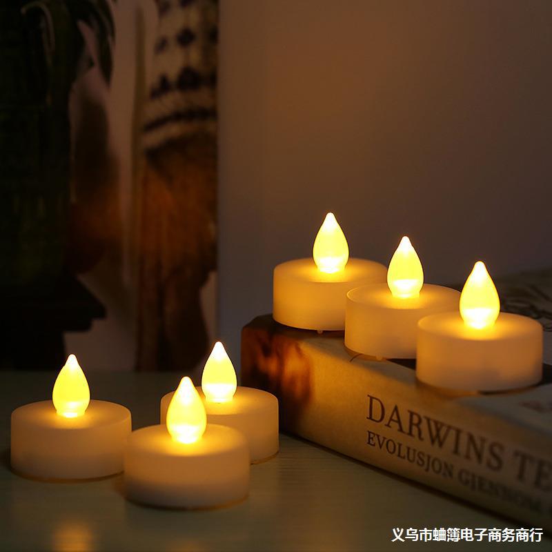 led电子蜡烛跨境货源塑胶蜡烛灯圣诞万圣节蜡烛酒吧餐厅派对茶蜡