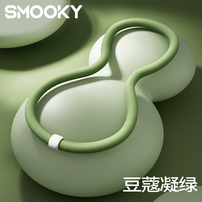SMOOKY升级静音款弹簧呼啦圈健身运动折叠成人加重不伤腰收腹瘦肚|undefined