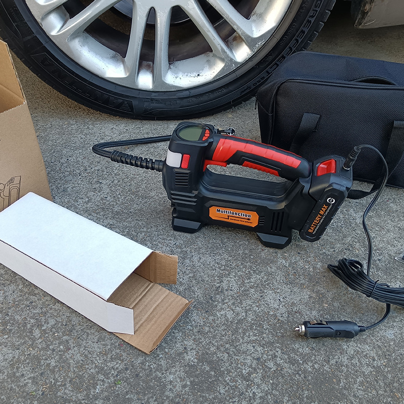 新型車載手持ち無線エアポンプ知能デジタル表示屋外緊急照明エアポンプクロスボーダー卸売り|undefined