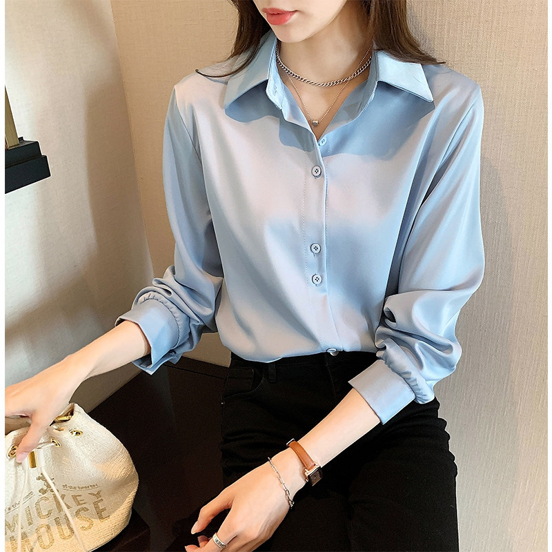 Chiffon Shirt for Women 2022 Sense of Design Design Niche Top Loose Slimming Look Elegant Versatile Shirt Bottoming Shirt