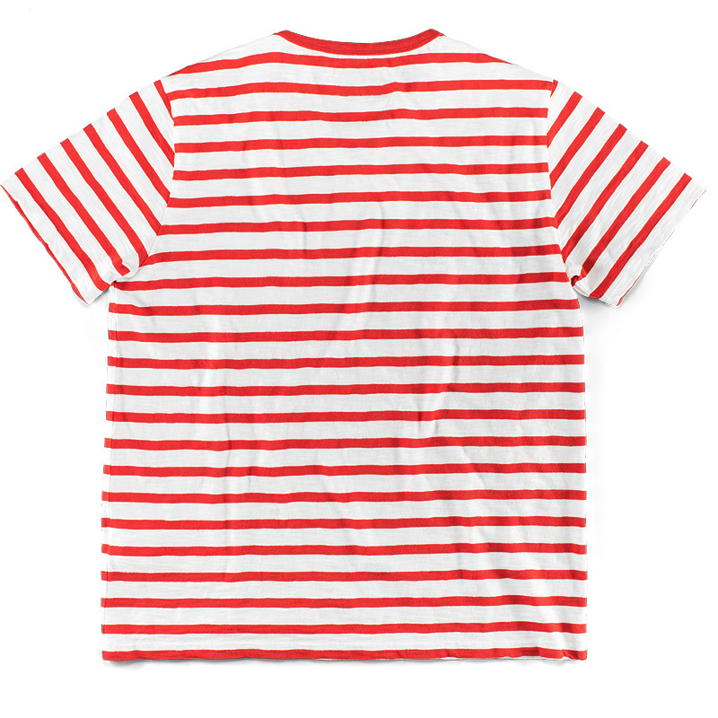 Men's Stripe T-shirt Men's Clothing display picture 30