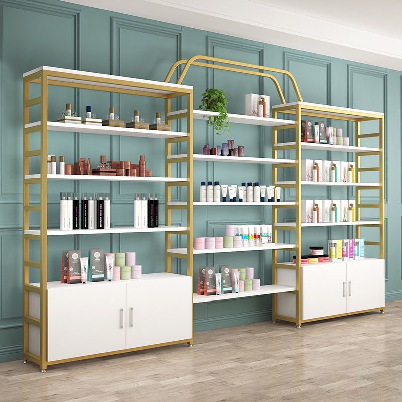 化妆品展示柜落地多层储物柜母婴店展示架超市货柜自由组合陈列柜
