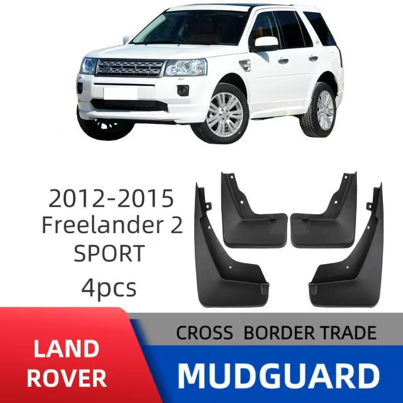 Guardabarros aptos para Land Rover Freelander 2 2012-2015, exportación transfronteriza, a prueba de salpicaduras