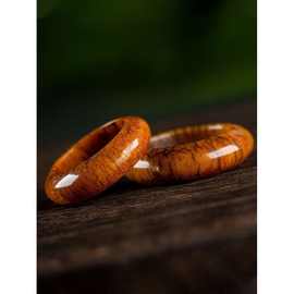 金刚星月菩提配饰牦牛骨跑环圈佛珠文玩卡子牛骨吊坠挂坠戒指男