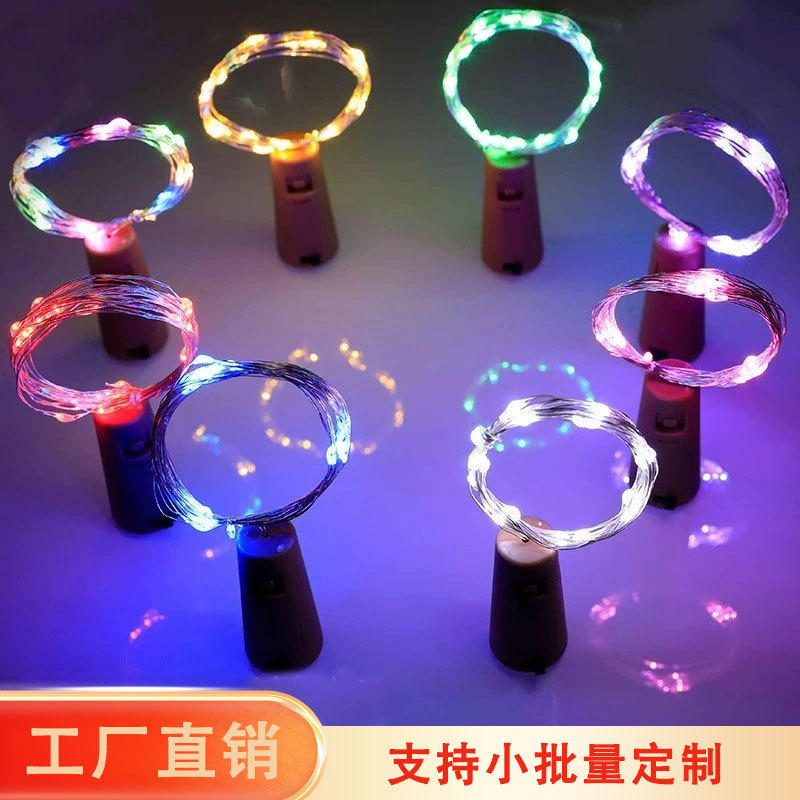 LED Wine Bottle Light String Copper Wire Light String Button Battery Wine Plug Light Mini Bottle Cap Light String Gift Christmas Light LED Wine Bottle Light String Copper Wire Light String Button Battery Wine Plug Light Mini Bottle Cap Light String Gift Christmas Light