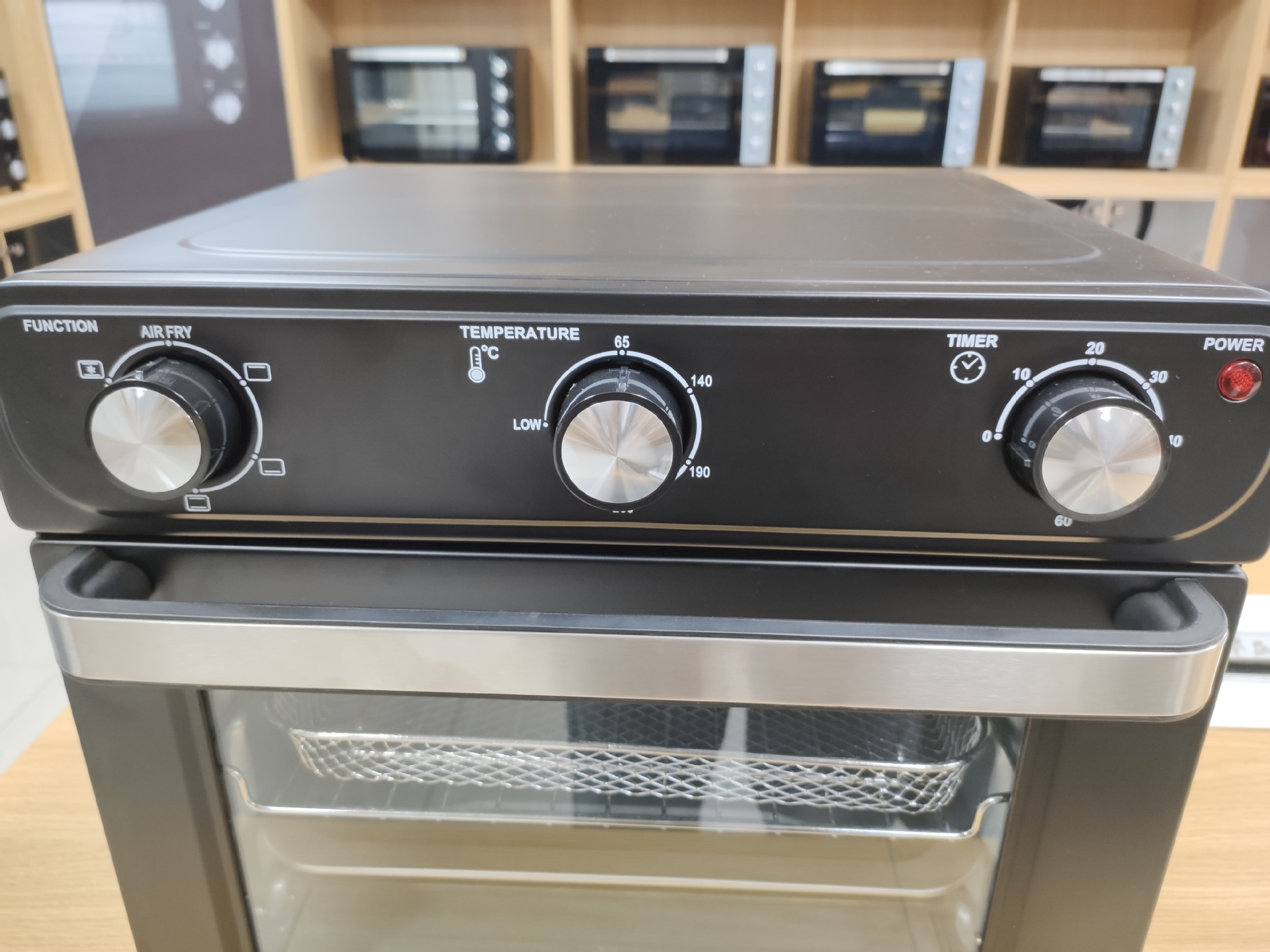 Fábrica de freidora de aire doméstica de 28L personalizada calentador de freidora multifuncional horno de freidora de aire doméstico