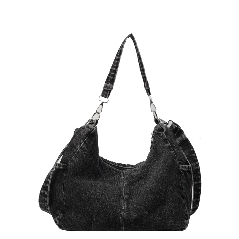 Bolso de mezclilla casual de gran capacidad para mujer 2024 nuevo bolso de mensajero de todo fósforo de moda bolso de hombro de viaje de moda
