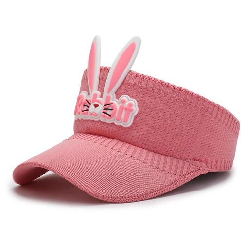 Children's sun hat empty top rabbit sun hat summer girls sun hat baby duck tongue cute uv hat wholesale