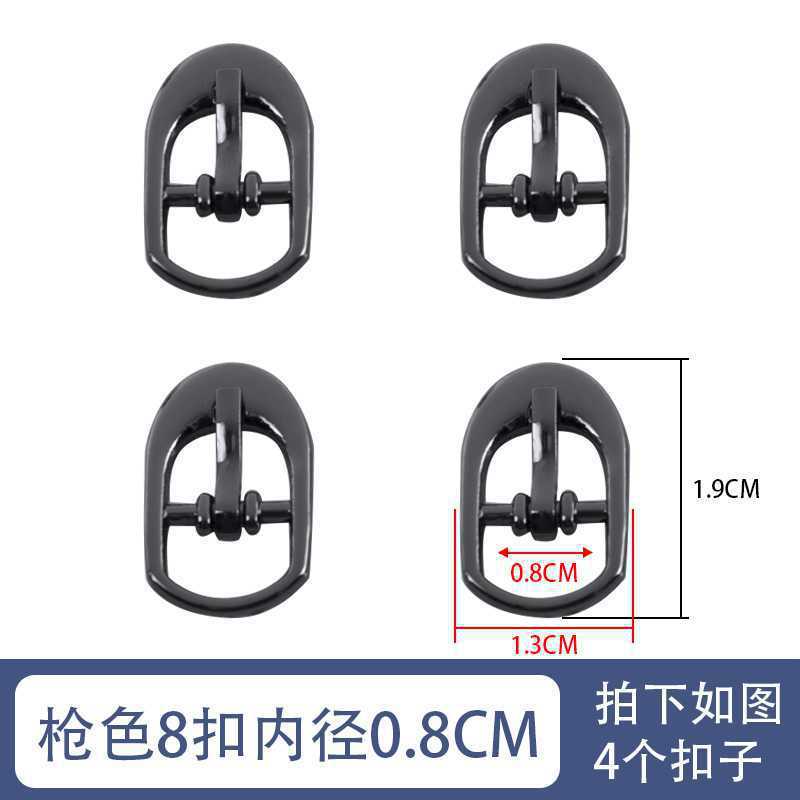 Accesorios de hardware de tacón alto hebilla de zapato de metal sandalias de mujer 8 piezas 9 zapatos redondos hebilla de cordón de botón en forma japonesa otro hogar