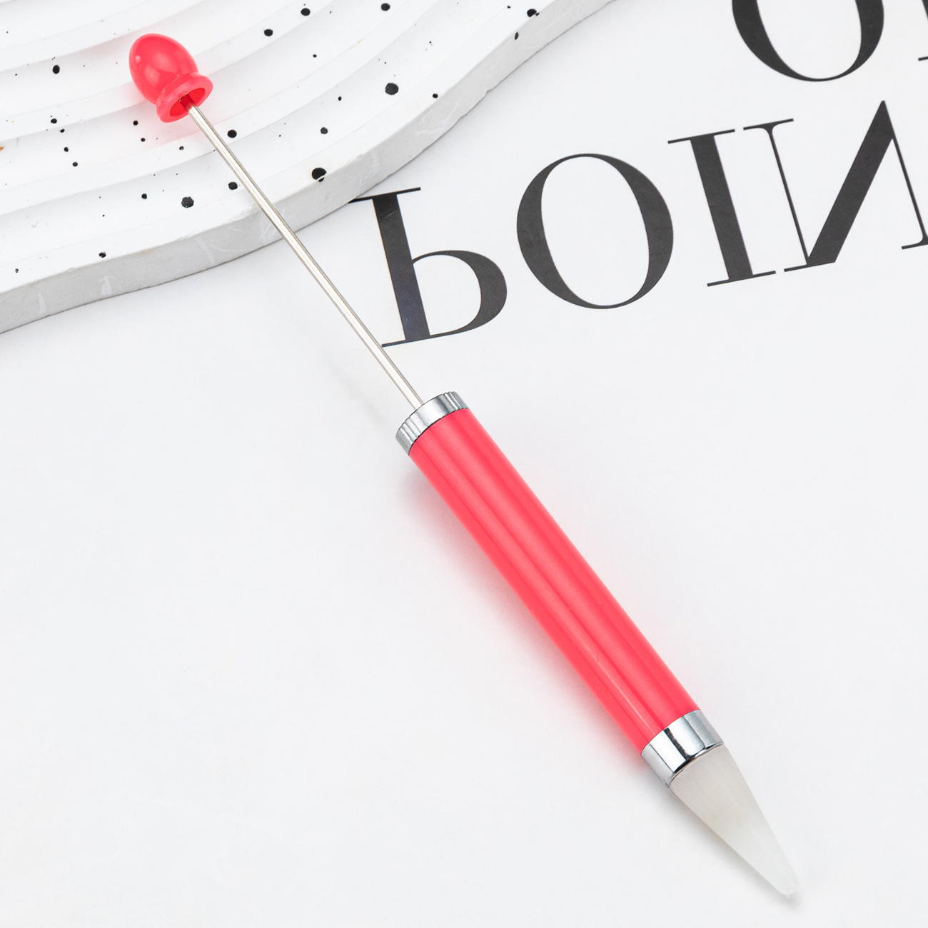 Nuevo DIY nail point taladro bolígrafo de cuentas de succión de taladro de flores de taladro de herramientas de uñas de doble propósito con cera de taladro de punto