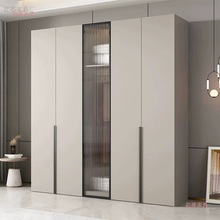 实木衣柜卧室家用推拉门经济型出租房用组装儿童简易收纳衣橱