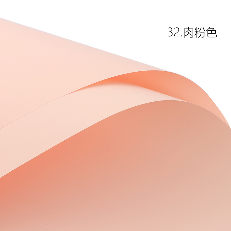 Papel de embalaje de flores de alta calidad al por mayor Papel Ouya impermeable de dos colores al por mayor Fabricante de papel de flores de bolsa de regalo hecho a mano creativo