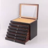 Wooden pen, storage box ebony