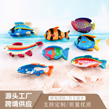 戈蕾思饰品萌系海洋动物热带鱼抓夹卡通后脑勺发夹女鲨鱼夹发饰